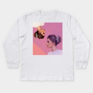 Model artwork Kids Long Sleeve T-Shirt